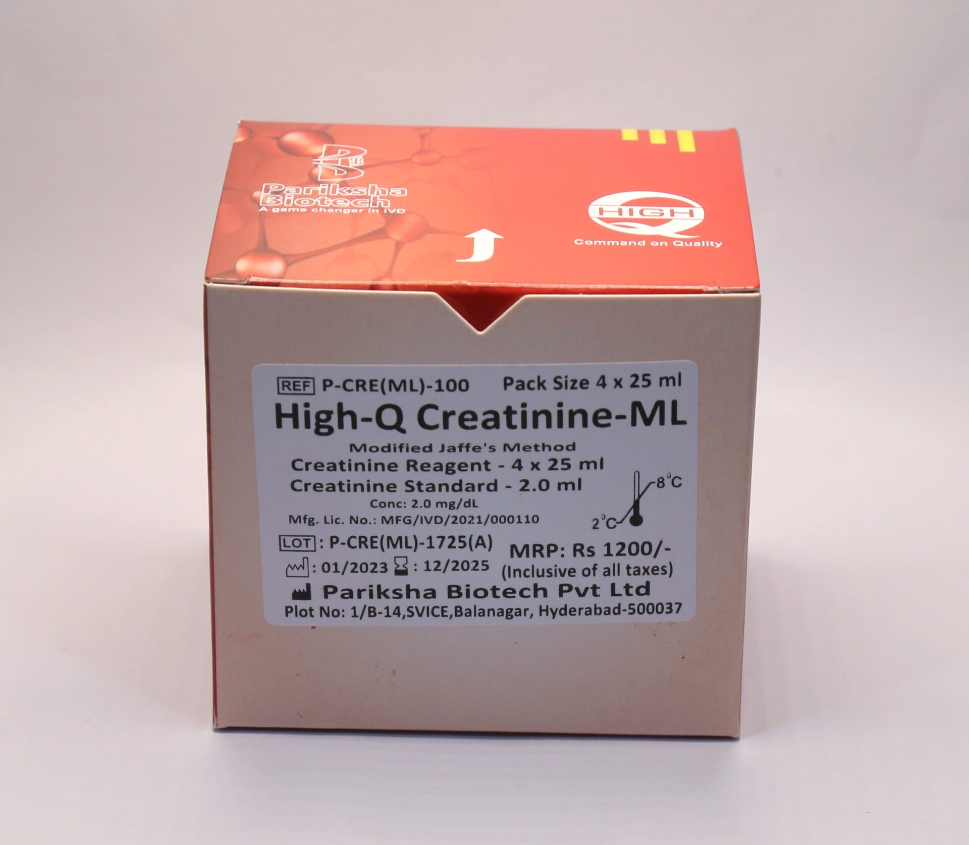 Cretinine ml 4 x 25 ml -2
