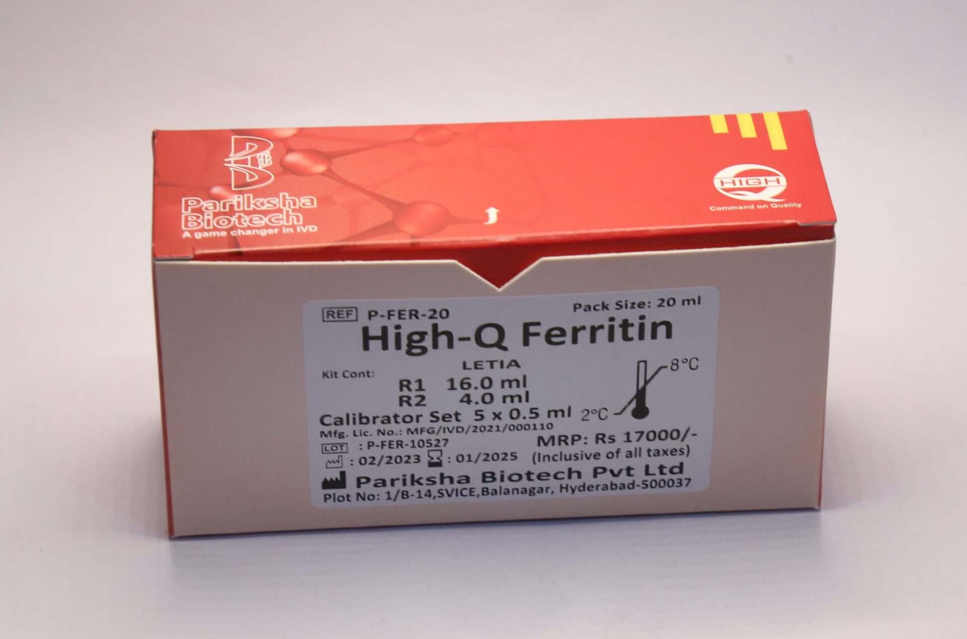 Ferritin 20 with cal -2