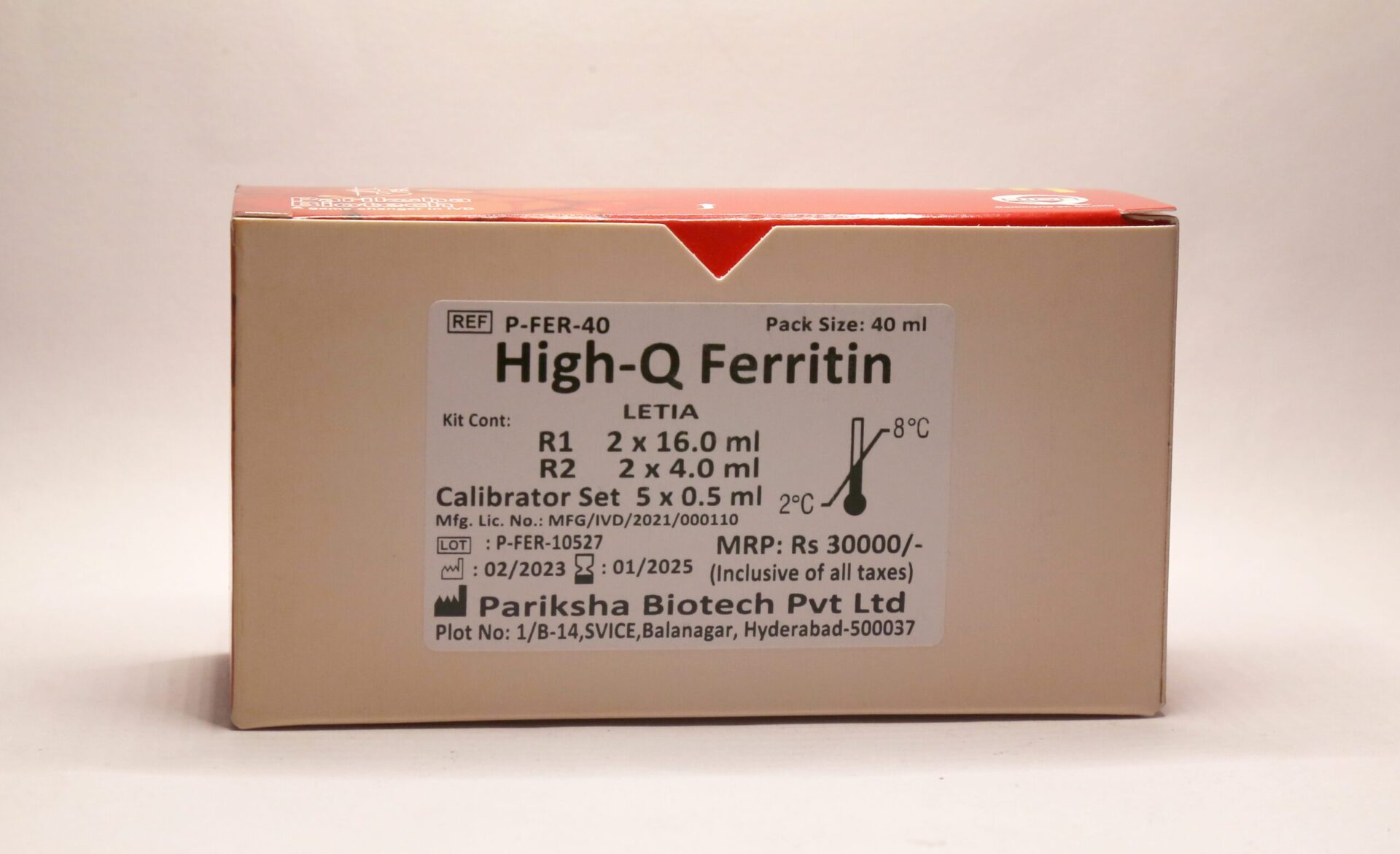 Ferritin 40 ml with cal -2